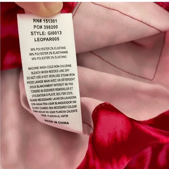 Good American red leopard pajama set - Picture 14 of 16